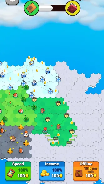 Factory World: Connect Map (Фактори Ворлд) [МОД Меню] Screenshot 4