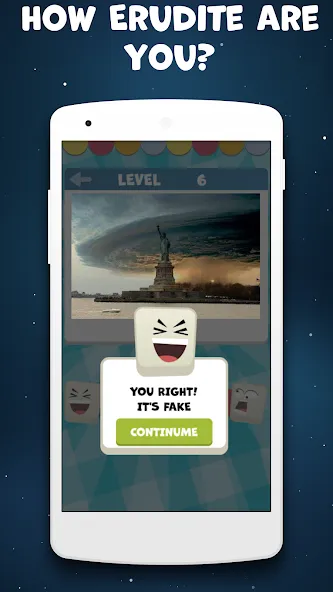 Real or Fake Test Quiz [МОД Все открыто] Screenshot 1