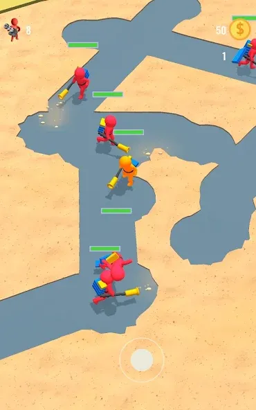 Stickman Fight: Battle Arena (Стикмен Файт) [МОД Бесконечные деньги] Screenshot 1