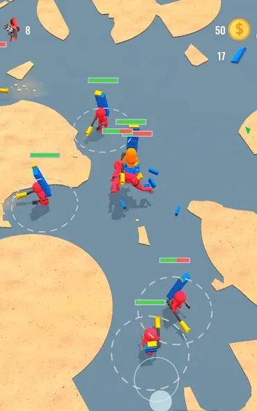 Stickman Fight: Battle Arena (Стикмен Файт) [МОД Бесконечные деньги] Screenshot 4