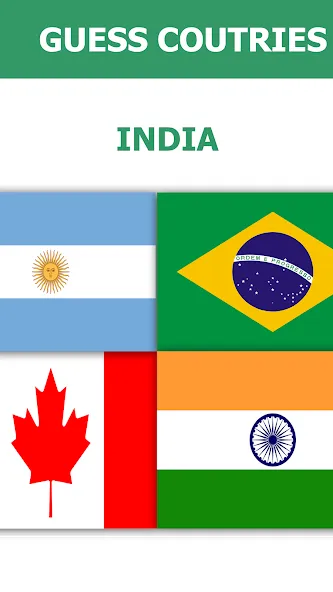 Flag Quiz Gallery: Quiz, Guess (Флаг квиз галерея) [МОД Mega Pack] Screenshot 5