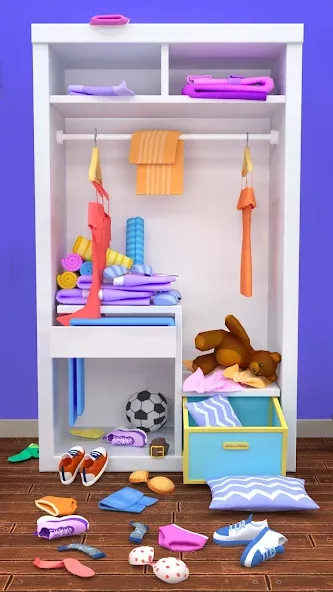 Fill the Closet: Organize Game (Фил зе Клозет) [МОД Бесконечные монеты] Screenshot 1