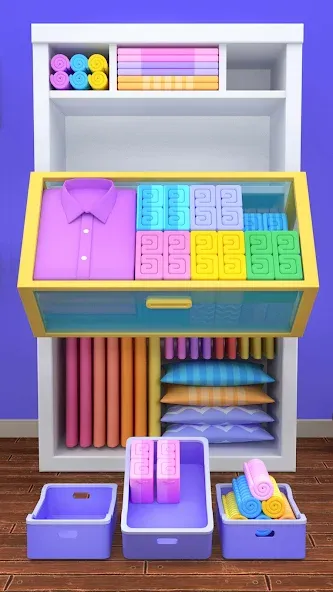 Fill the Closet: Organize Game (Фил зе Клозет) [МОД Бесконечные монеты] Screenshot 3