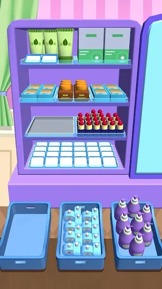 Fill Up Fridge：Organizing Game [МОД Бесконечные деньги] Screenshot 2