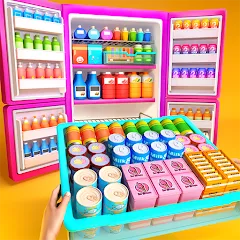 Взлом Fill Up Fridge：Organizing Game  [МОД Бесконечные деньги]