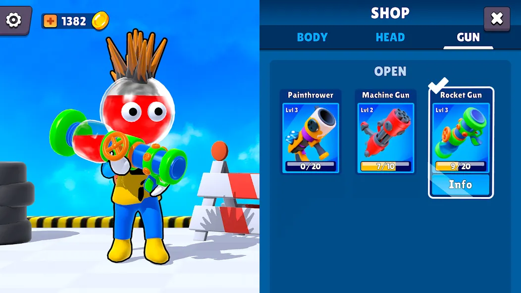 Dye Hard - Color War (Дай Хард) [МОД Много монет] Screenshot 1