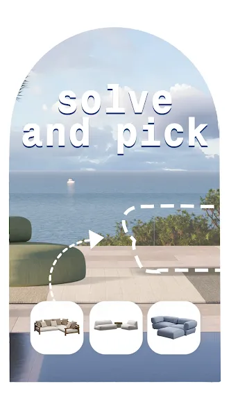 Design League! Redecor Puzzle (Хоум Дизайн) [МОД Mega Pack] Screenshot 5