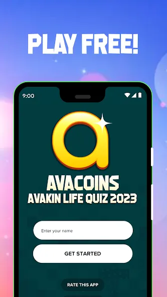 AvaCoins Quiz for Avakin Life (Квиз для ) [МОД Много денег] Screenshot 1