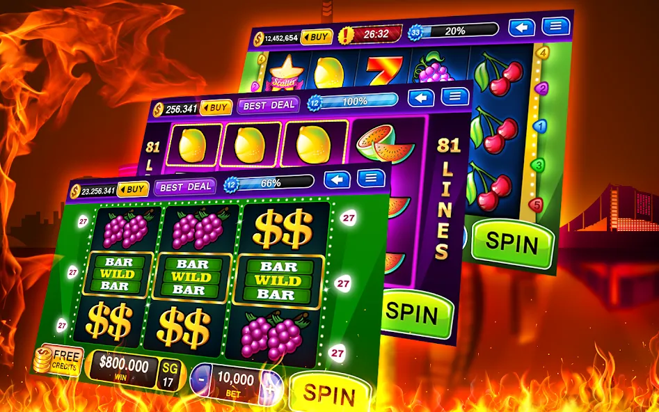 Slots - Casino Slot Machines [МОД Unlimited Money] Screenshot 2