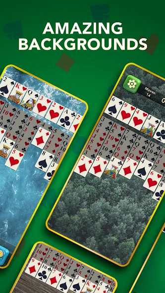 FreeCell Classic Card Game (ФриСел Классическая карточная игра) [МОД Бесконечные деньги] Screenshot 2