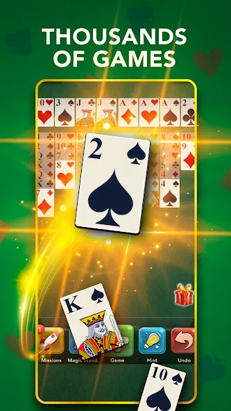 FreeCell Classic Card Game (ФриСел Классическая карточная игра) [МОД Бесконечные деньги] Screenshot 5