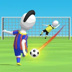 Взломанная Stickman Freekick: Soccer game  [МОД Бесконечные монеты]