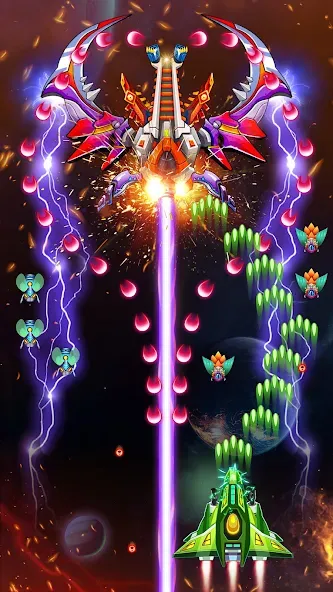 Galaxy Attack - Alien Shooter (Гэлэкси аттак) [МОД Много монет] Screenshot 3