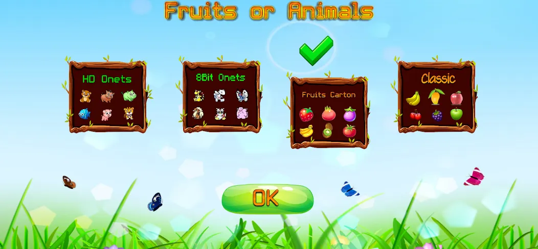 Link fruits - fruit match pair [МОД Меню] Screenshot 2