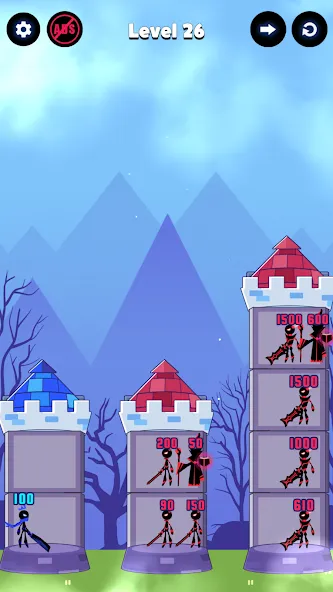 Hero Castle War: Tower Attack (Хиро Касл Вар) [МОД Бесконечные деньги] Screenshot 4