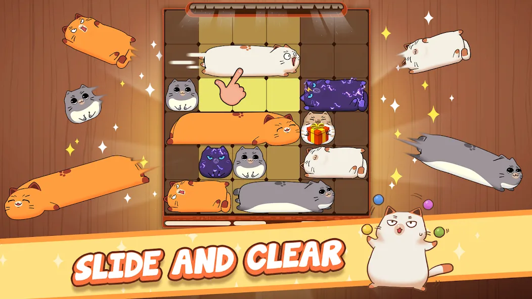 Haru Cats: Cute Sliding Puzzle (Хару Кэтс) [МОД Все открыто] Screenshot 1
