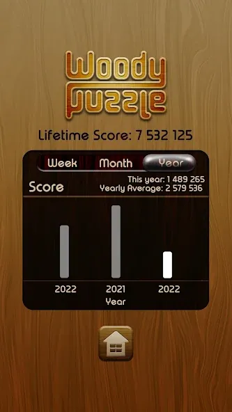 Woody Block Puzzle ® (Вуди блок пазл) [МОД Unlocked] Screenshot 5