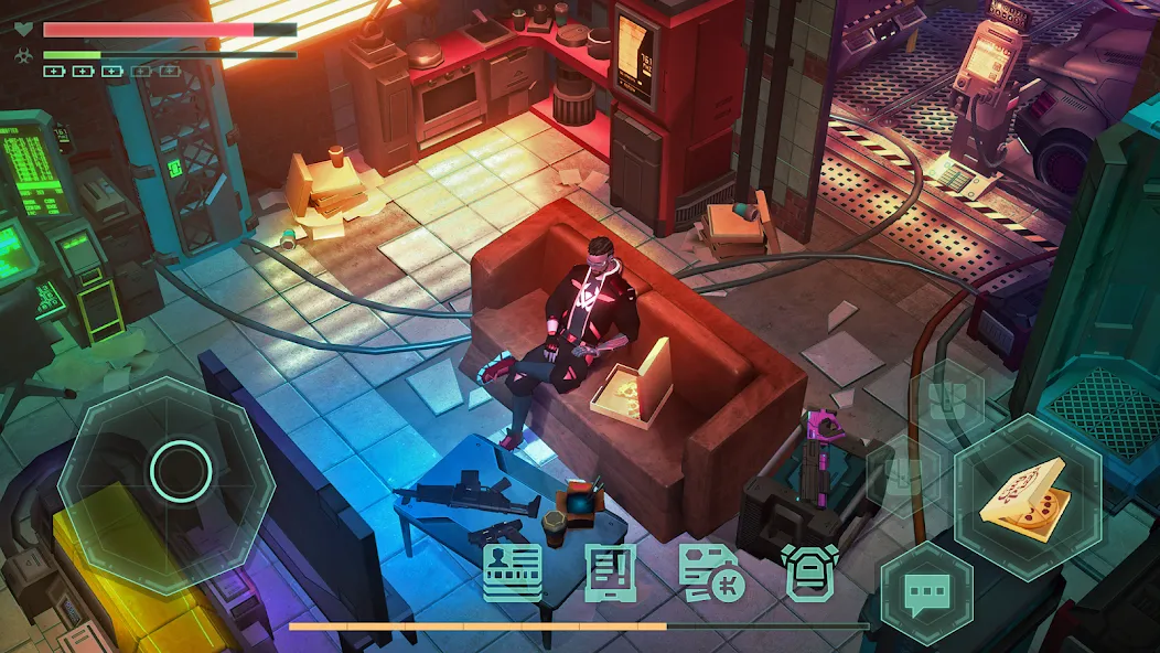 Cyberika: Action Cyberpunk RPG (Сайберика) [МОД Много монет] Screenshot 2