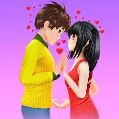 Скачать взломанную Save the Date 3D: Life Games (Сейв зе Дэйт 3Д)  [МОД Много монет]