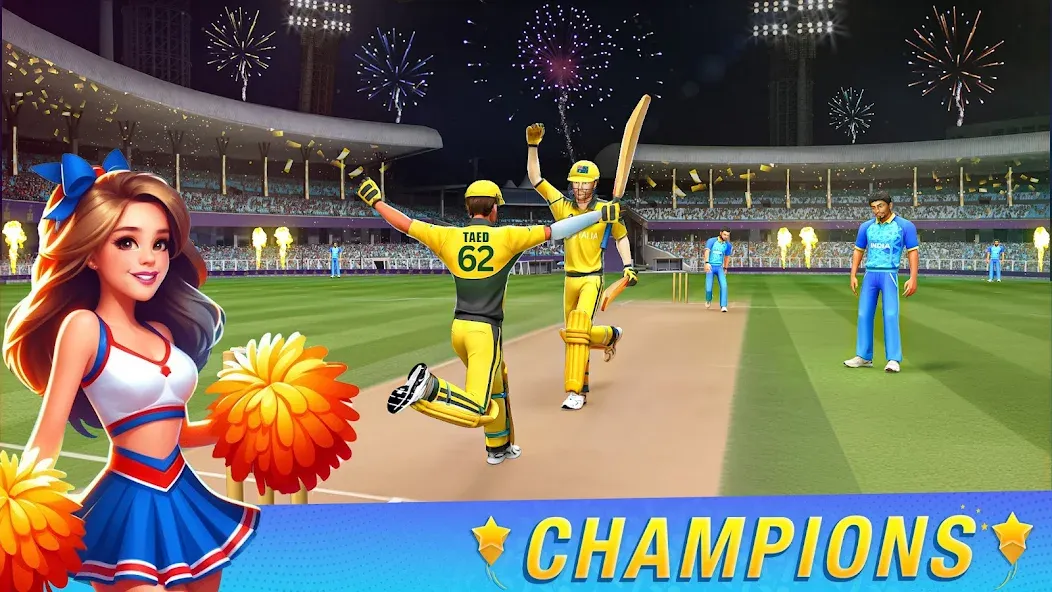 Play Cricket Games (Плей Крикет Геймс) [МОД Unlimited Money] Screenshot 1