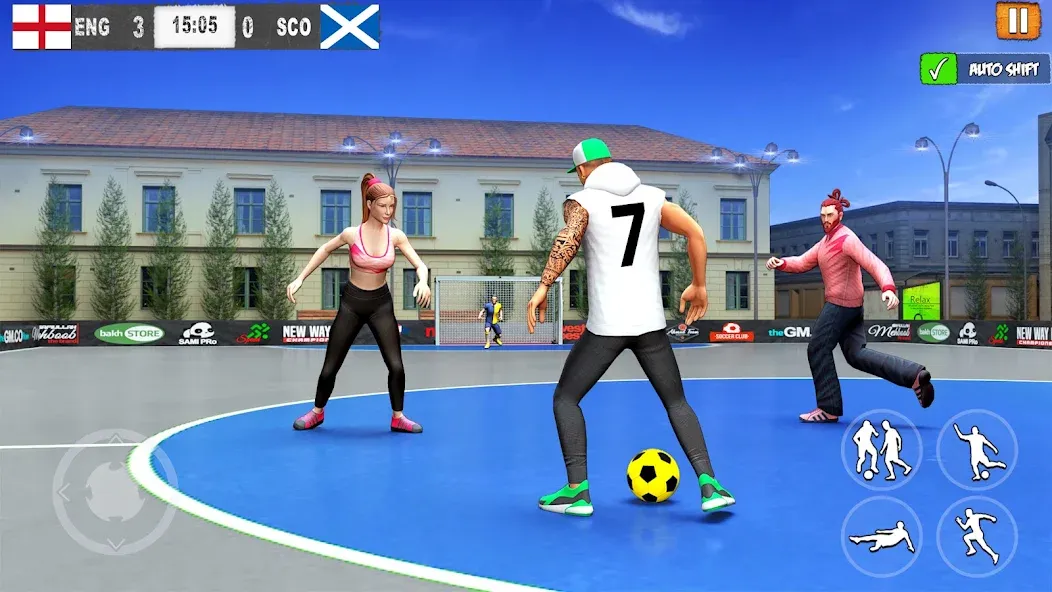 Street Football: Futsal Games (Стрит Футбол) [МОД Много денег] Screenshot 2