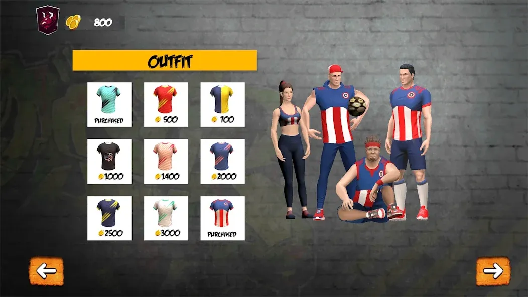 Street Football: Futsal Games (Стрит Футбол) [МОД Много денег] Screenshot 4