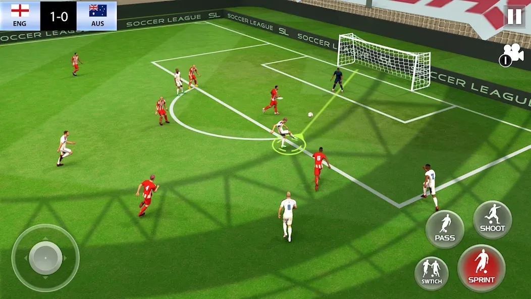 Play Football: Soccer Games (тар Футбол 23) [МОД Много денег] Screenshot 2