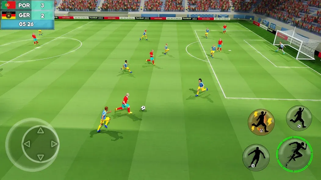 Play Football: Soccer Games (тар Футбол 23) [МОД Много денег] Screenshot 3