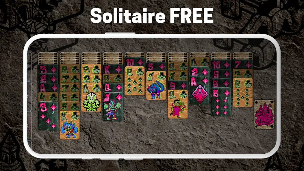 FLICK SOLITAIRE - Card Games (ФЛИКК) [МОД Все открыто] Screenshot 3