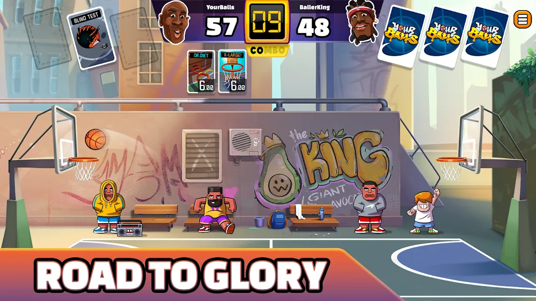 Your Balls: Basketball Game (Йоур Баллс) [МОД Много монет] Screenshot 1