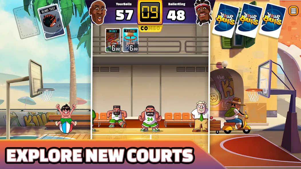 Your Balls: Basketball Game (Йоур Баллс) [МОД Много монет] Screenshot 5