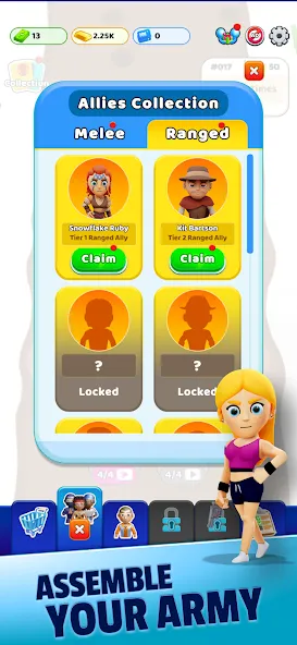 Survivor Idle Run: Z-RPG [МОД Бесконечные монеты] Screenshot 5