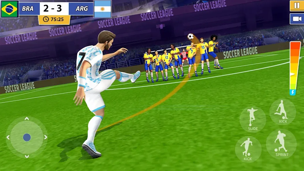 Soccer Star: Soccer Kicks Game (окер Стар) [МОД Много монет] Screenshot 3