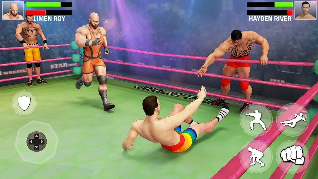 Tag Team Wrestling Game (Таг Тим Реслинг Гейм) [МОД Mega Pack] Screenshot 1