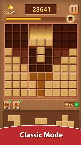 Wood Block Puzzle (Вуд Блок Пазл) [МОД Unlocked] Screenshot 1