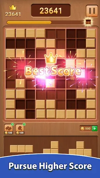 Wood Block Puzzle (Вуд Блок Пазл) [МОД Unlocked] Screenshot 3