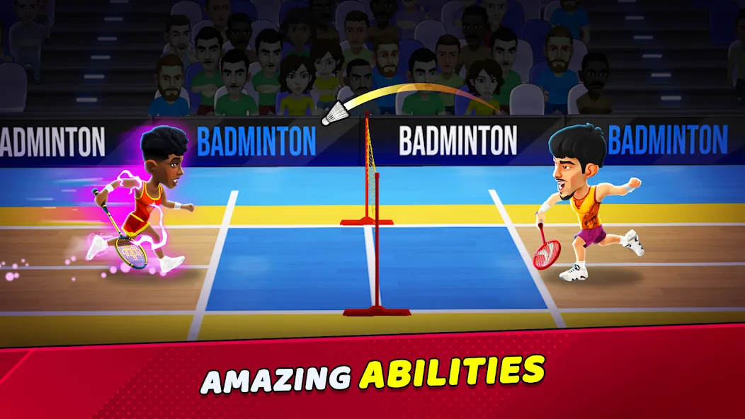 Badminton Clash 3D (Бадминтон Клаш 3D) [МОД Бесконечные монеты] Screenshot 3