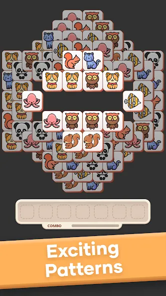 Match Animal [МОД Много монет] Screenshot 2