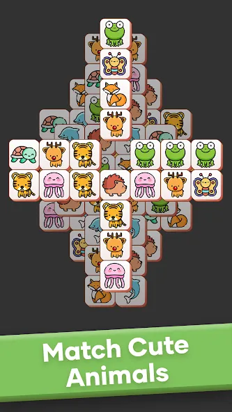 Match Animal [МОД Много монет] Screenshot 4