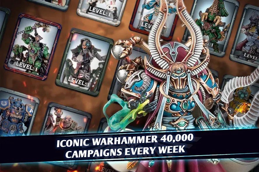 Warhammer Combat Cards - 40K (Вархаммер Комбат Кардс) [МОД Menu] Screenshot 2