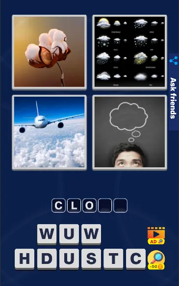 4 Pics 1 Word Quiz Game [МОД Много денег] Screenshot 3
