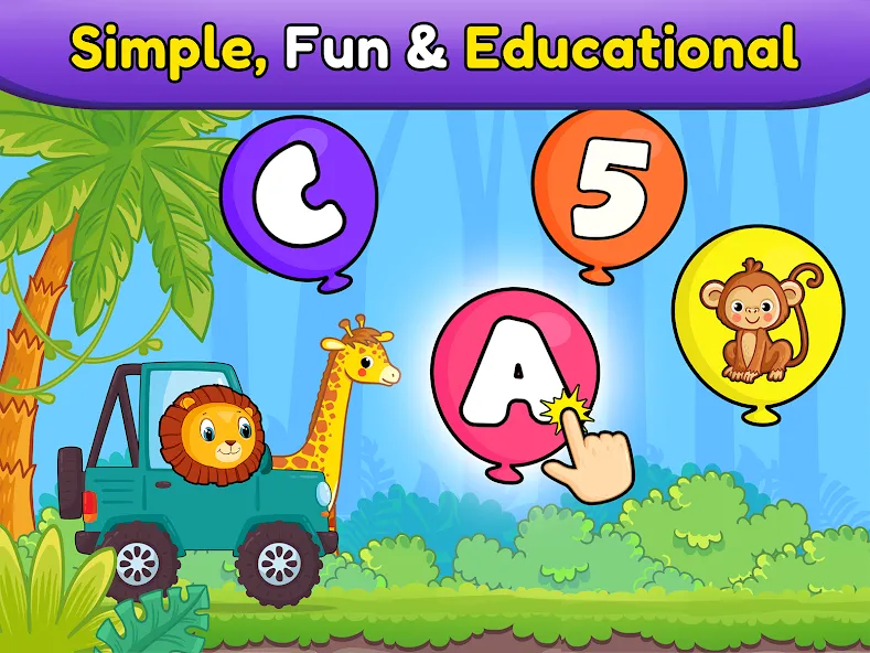 Balloon Pop Kids Learning Game [МОД Mega Pack] Screenshot 2