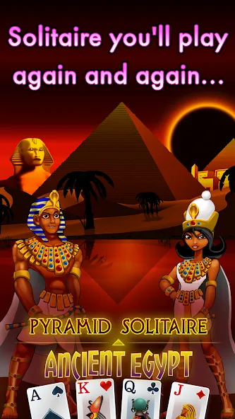 Pyramid Solitaire - Egypt (Пирамиды пасьянс) [МОД Все открыто] Screenshot 2