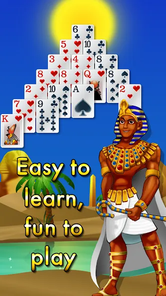 Pyramid Solitaire - Egypt (Пирамиды пасьянс) [МОД Все открыто] Screenshot 3