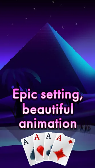 Pyramid Solitaire - Egypt (Пирамиды пасьянс) [МОД Все открыто] Screenshot 4