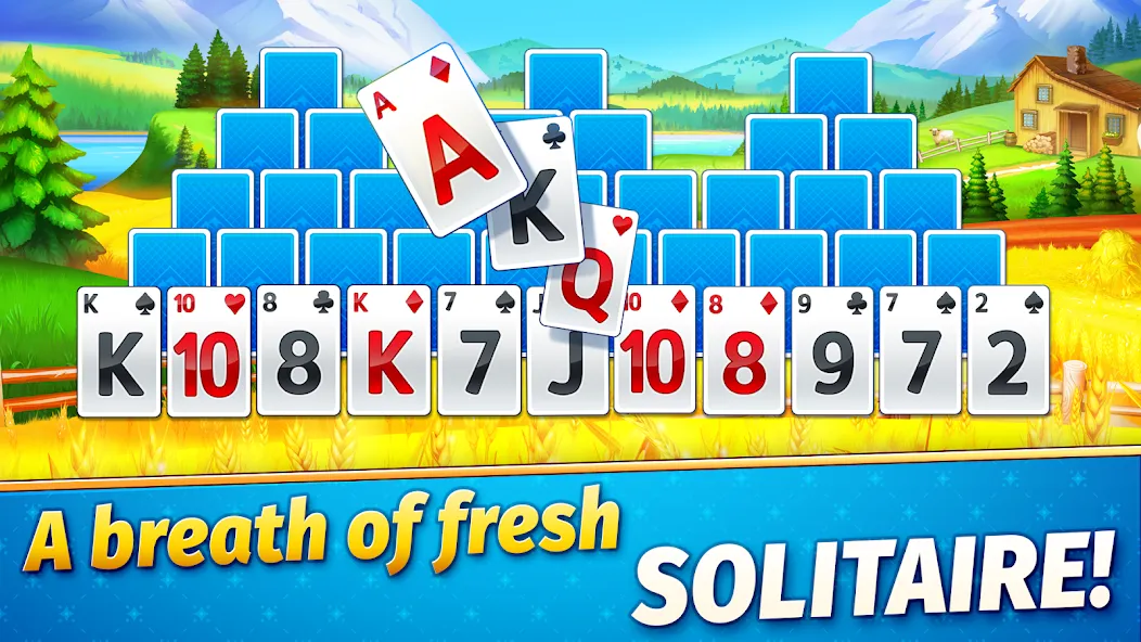 Solitaire Golden Prairies [МОД Unlocked] Screenshot 1