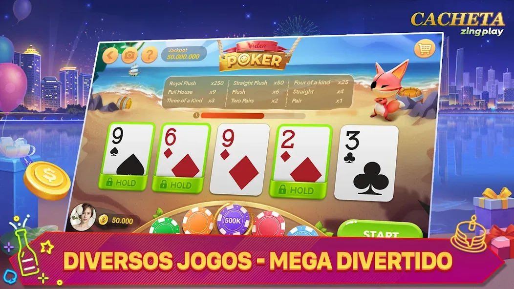 Cacheta - Pife - Jogo online (Кашета) [МОД Бесконечные деньги] Screenshot 5