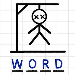 Скачать взломанную Hangman Words:Two Player Games  [МОД Unlocked]