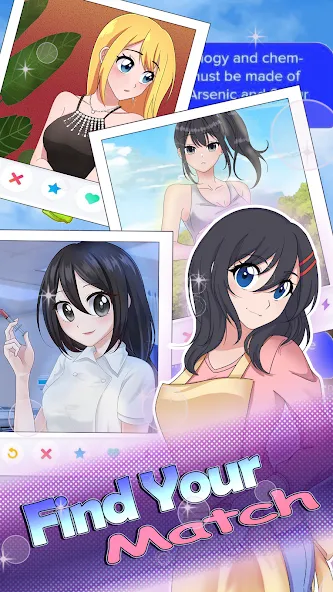 HaremKing - Waifu Dating Sim (ХаремКинг) [МОД Menu] Screenshot 4