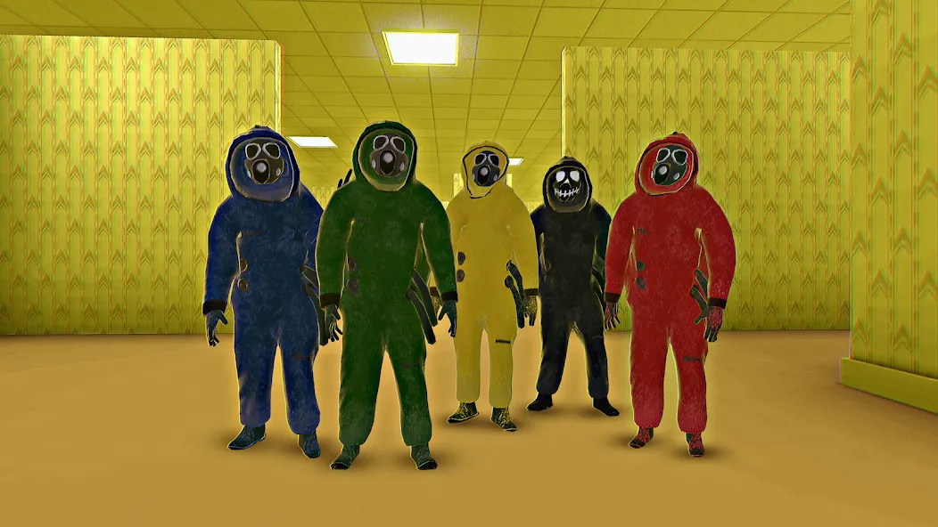 Hide in The Backrooms Nextbots (Спрятаться в комнате сзади) [МОД Бесконечные монеты] Screenshot 2